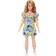 Barbie Fashionista Yellow Blue Floral Down Syn [Ukendt]